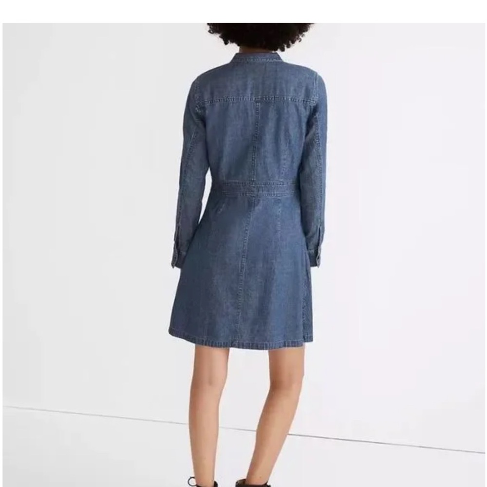 Madewell Denim Utility Shirtdress - Picture 12 of 13